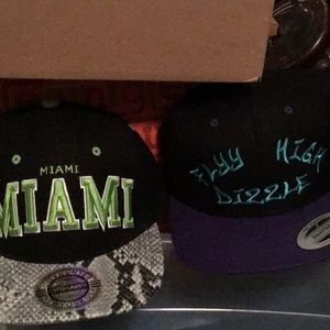 City hunter Miami hat and fly high drizzle hat